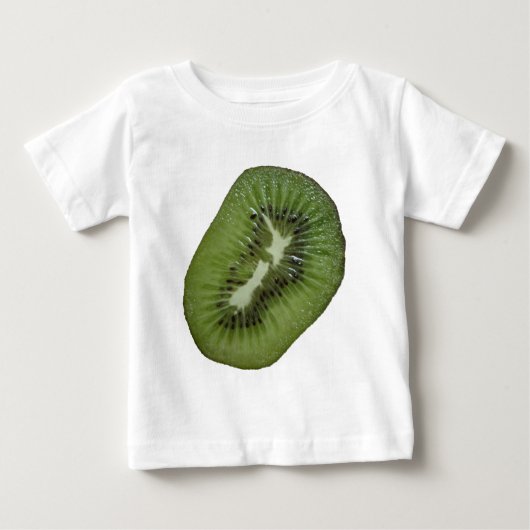 NZのキーウィの乳児のTシャツ ベビーTシャツ (正面)