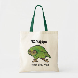 NZのフクロウオウムのトートバック トートバッグ