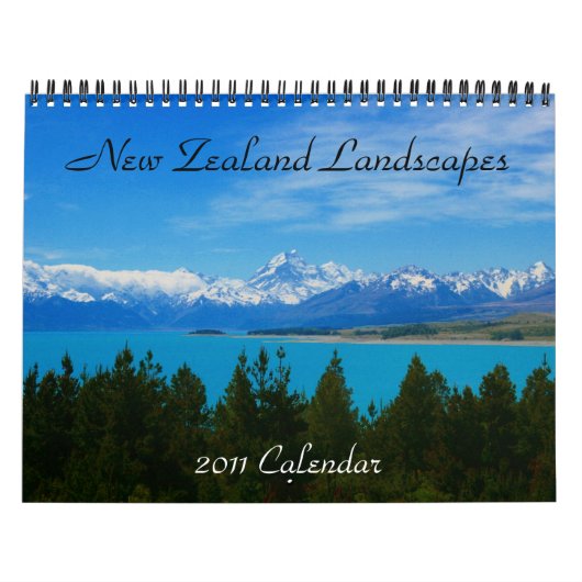 NZは2011カレンダーを美化します カレンダー (カバー)