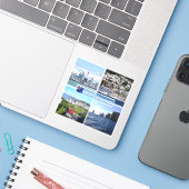 NZオークランドスカイライン – ウェリントンパノラマ –  シール (ノートパソコンとiPhone)