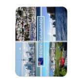 NZオークランドスカイライン – ウェリントンパノラマ – マグネット (縦)