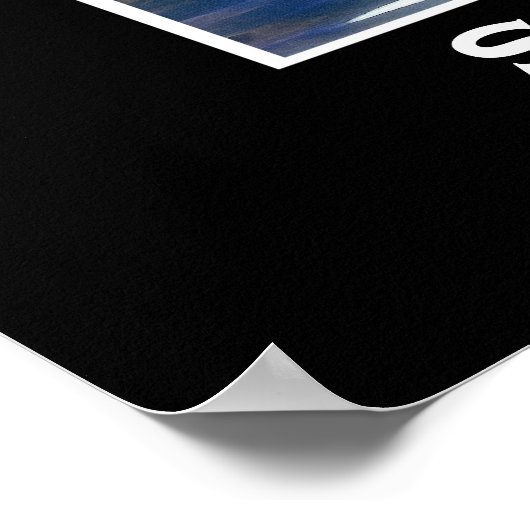 NZマイタピーク風光明媚なやる気を起こさせるアートポスター ポスター (角)