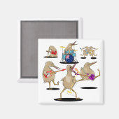 NZミュージックキウイバンド マグネット (正面/裏面)