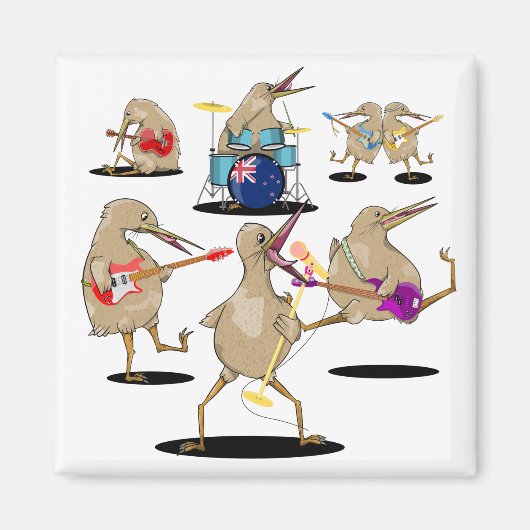 NZミュージックキウイバンド マグネット (正面)