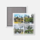 NZ0022 Oceania, New Zealand, Hobbiton,冷蔵庫 マグネット (正面/裏面)