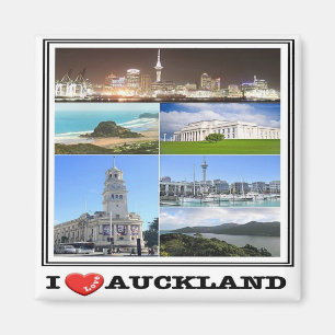 NZ -ニュージーランド-オークランド- I Love マグネット