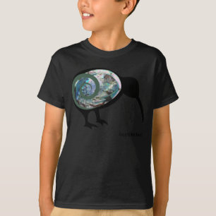 NZ KIWI BIRD PAUA SHELL FERN KORUニュージーランドの子供 Tシャツ