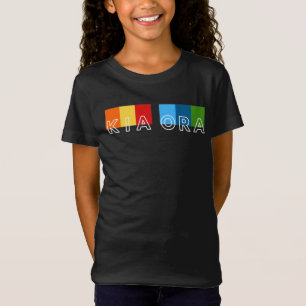 NZ MAORI LANGUAGE KIA ORA KA KITE NEW ZEALAND KIWI Tシャツ