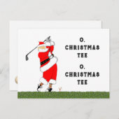 Oのクリスマスのティー シーズンポストカード (正面/裏面)