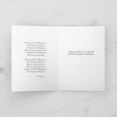 Oのクリスマスツリーカード、O Tannenbaumのキャロル、叙情詩 シーズンカード (内部)