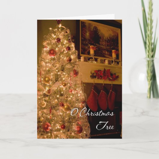 Oのクリスマスツリー シーズンカード (正面)