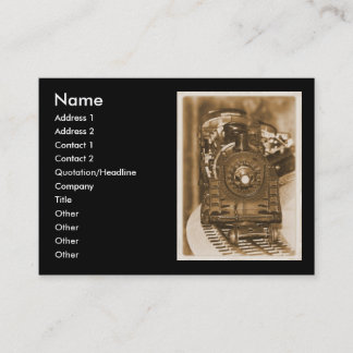 OのスケールのLionelモデル列車の名刺 名刺