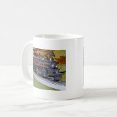 Oのスケール・モデルの列車 コーヒーマグカップ (正面左)