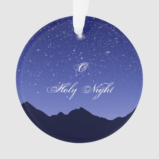Oの神聖な夜アクリルのオーナメント オーナメント (正面)