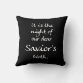 Oの神聖な夜16" x 16"休日の装飾用クッション クッション (裏面)
