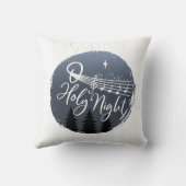 Oの神聖な夜: 音楽ノート + パーソナライズな星 クッション (裏面)