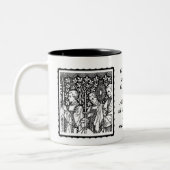 Oの秘跡司祭が付いているほとんどの神聖なMonstrance ツートーンマグカップ (左)