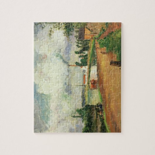 Oの銀行のカミーユ・ピサロ|の漁師 ジグソーパズル (縦)