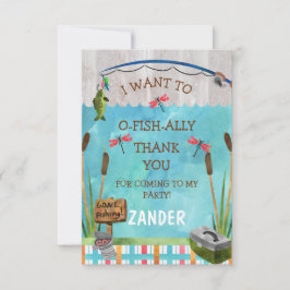 Oの魚の同盟国のサンキューカード サンキューカード