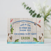 Oの魚のAlのサンキューカード サンキューカード (スタンド正面)