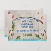Oの魚のAlのサンキューカード サンキューカード (正面/裏面)