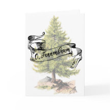 OのTannenbaumのクリスマスカード