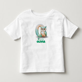 OはオリビアのO - オリジナル 子供服Tシャツ トドラーTシャツ