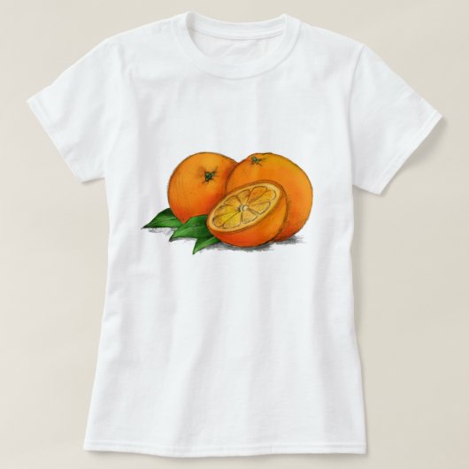 Oはオレンジのためです Tシャツ (デザイン正面)