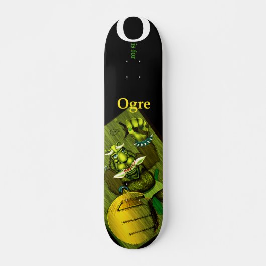 OはOgre_deckのためです スケートボード (正面)