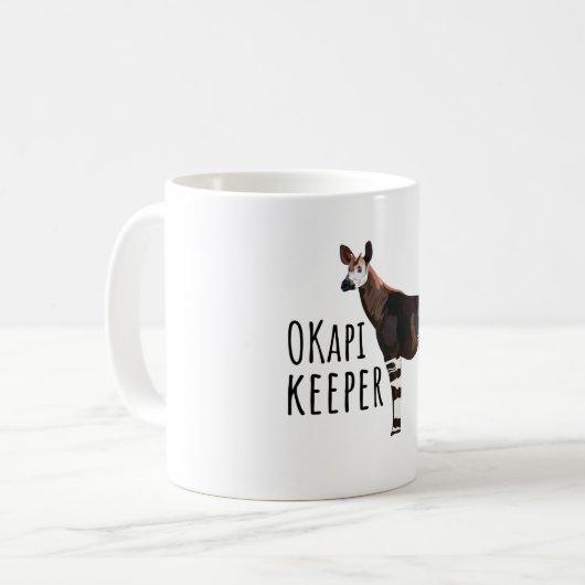 OはOkapi Keeper向け コーヒーマグカップ (正面左)