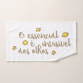 Oエッセンシャルeinvisvelus aos olhos バスタオルセット (ハンドタオル)