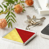 Oオスカー水彩信号航海の海上国旗 キーホルダー (側面)