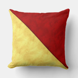 Oオスカー水彩信号航海の海上国旗 クッション