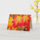 Oカナダ カード (黄色い花)