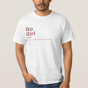 oガール – ゴー tシャツ