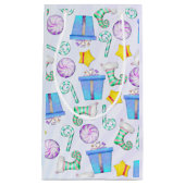 Oクリスマスウィムジーフォークアート スモールペーパーバッグ (正面)