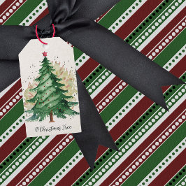 Oクリスマスツリーヴィンテージ ギフトタグ