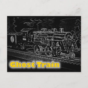 Oスケール鉄道模型 – 幽霊列車 ポストカード