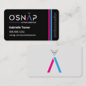 Oスナップデザイン1名刺 名刺 (正面/裏面)