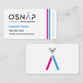 Oスナップデザイン2名刺 名刺 (正面/裏面)