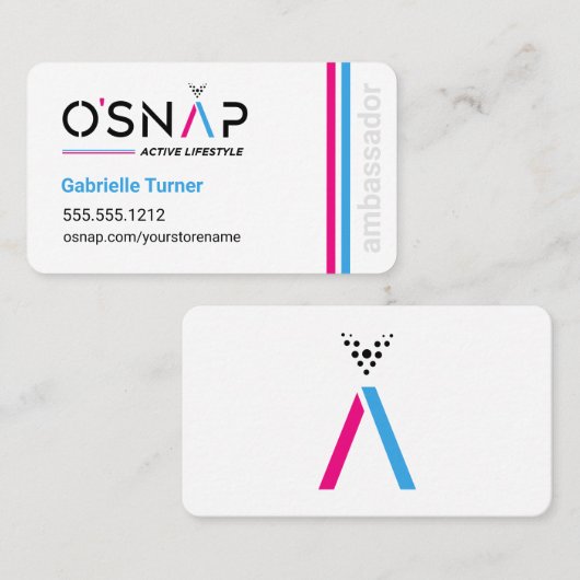 Oスナップデザイン2名刺 名刺 (正面/裏面)