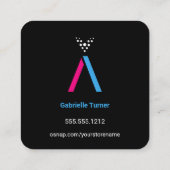 Oスナップデザイン6名刺 スクエア名刺 (裏面)