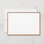 Oソリッド空白の招待状テンプレート 招待状 (裏面)