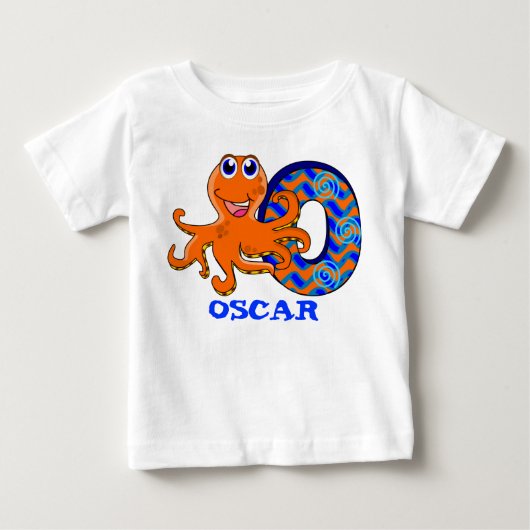 Oタコ ベビーTシャツ (正面)