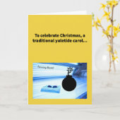 Oタンニン爆弾 – クリスマス カード (黄色い花)