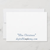 Oナイトディバインのクリスマスカード シーズンカード (裏面)