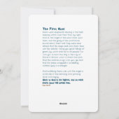 Oナイトディバインのクリスマスカード シーズンカード (裏面)