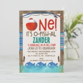 Oフィッシュは1人の誕生日パーティーの招待状に参加しました 招待状 (スタンド正面)