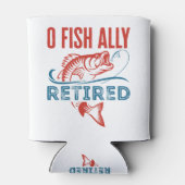 Oフィッシュアリー退職した魚釣りおもしろい退職 缶クーラー (裏面)