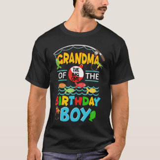 Oフィッシュアリー1つの誕生日の衣装おばあちゃんバーズ Tシャツ